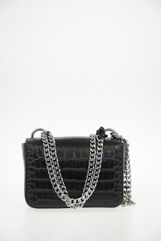 Faux Leather Crocodile Printed CAMIRAN Mini Bag