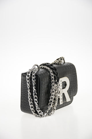 Faux Leather Crocodile Printed CAMIRAN Mini Bag