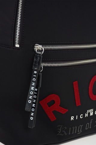 Faux Leather Embroidered GRENDA Backpack