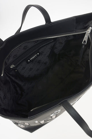 Borsa Shopping GEBERGA in Ecopelle con Ricamo Logo