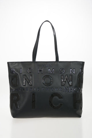 Faux Leather Snake Printed GEBERGA Shopping Bag