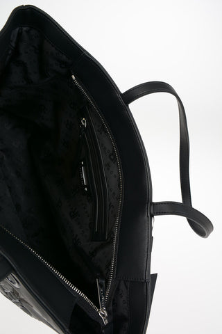 Faux Leather Snake Printed GEBERGA Shopping Bag