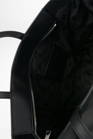 Faux Leather Snake Printed GEBERGA Shopping Bag