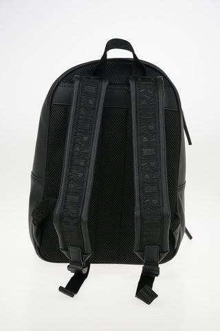 Faux Leather Embroidered OCUZO Backpack