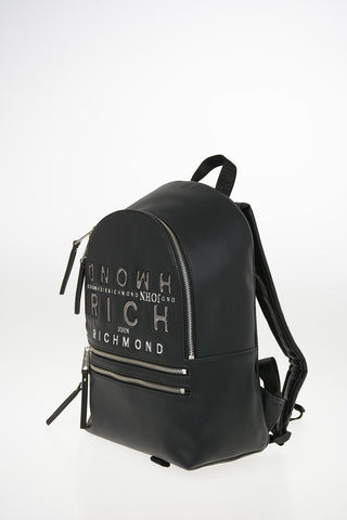 Faux Leather Embroidered OCUZO Backpack