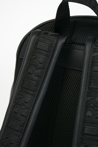 Faux Leather Embroidered OCUZO Backpack