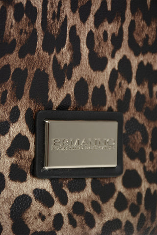 ERMANNO Faux Leather Leopard Printed GRETA Bag