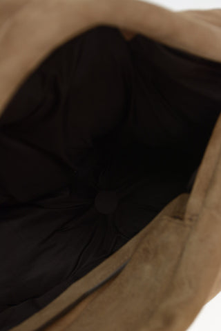 MM11 Suede Leather Tote Bag