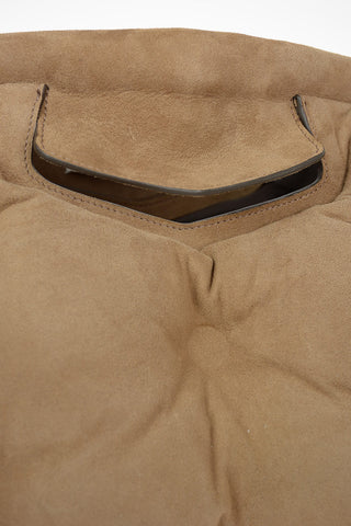 MM11 Suede Leather Tote Bag