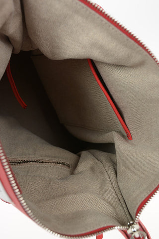 MM11 Leather Tote Bag
