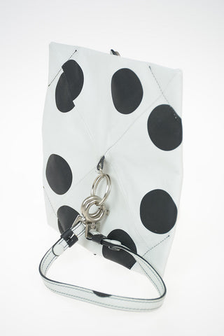 MM11 Leather Pochette with Polka Dots