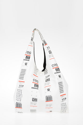MM11 Leather Printed Shopping Bag