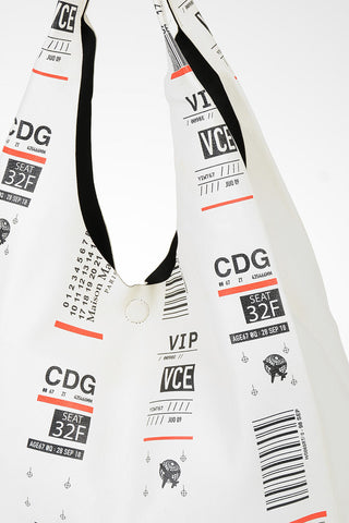 MM11 Leather Printed Shopping Bag