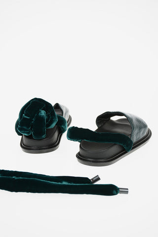 MM6 Chenille Sandal