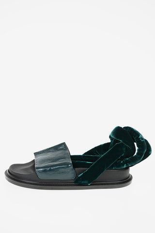 MM6 Chenille Sandal