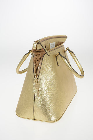 MM11 Borsa a Mano in Pelle Lamè