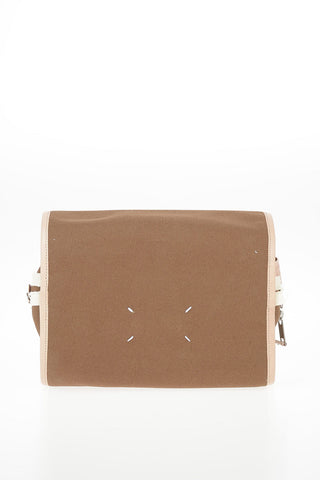 MM11 Fabric Pochette with Leather Insert