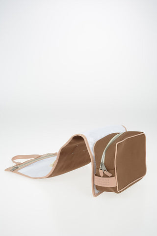 MM11 Fabric Pochette with Leather Insert