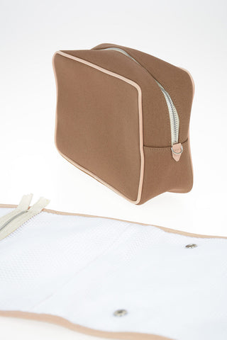 MM11 Fabric Pochette with Leather Insert