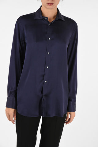Silk BOBBY Shirt With French Collar