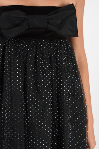 Mini Bubble Dress With Bow