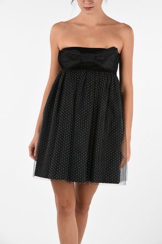 Mini Bubble Dress With Bow