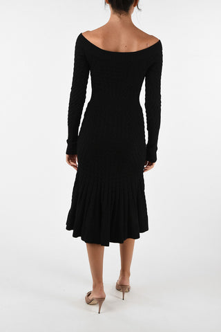 Cable Knit Midi Dress