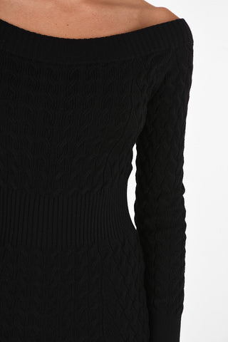 Cable Knit Midi Dress