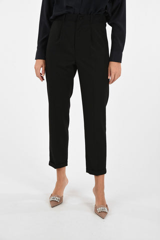 Single Pleat High Waist Pants