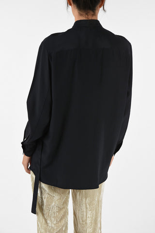 Camicia Collo Coreano GIUSY in Seta