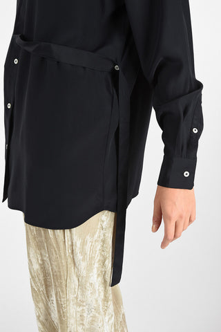 Camicia Collo Coreano GIUSY in Seta