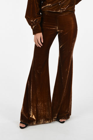 Velvet Flared Pants