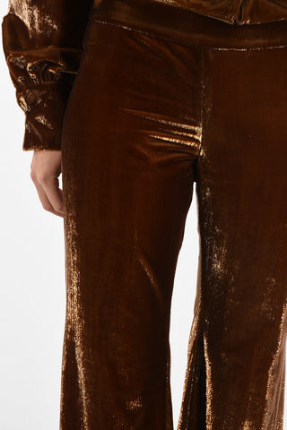 Velvet Flared Pants