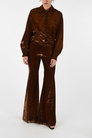 Velvet Flared Pants