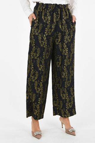 MY PANTS Lurex jacquard Palazzo Pants