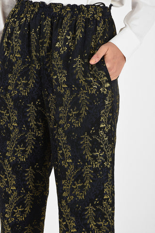 MY PANTS Lurex jacquard Palazzo Pants