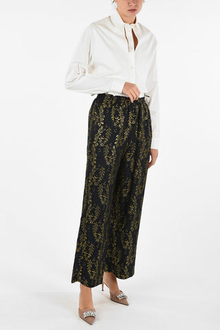 MY PANTS Lurex jacquard Palazzo Pants