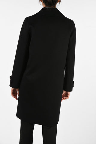 Cappotto Doppio Petto in Lana e Cashmere