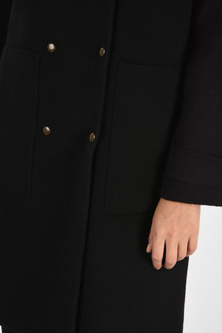 Cappotto Doppio Petto in Lana e Cashmere