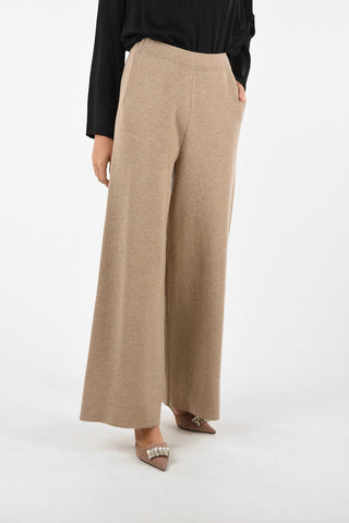 Wool and Cashmere Palazzo Pants