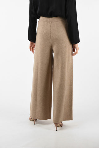 Wool and Cashmere Palazzo Pants