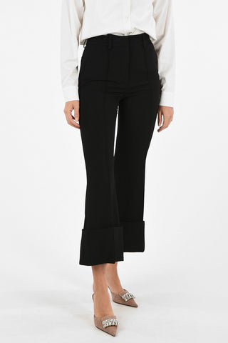 Single Pleat Flared Pants