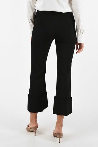 Single Pleat Flared Pants