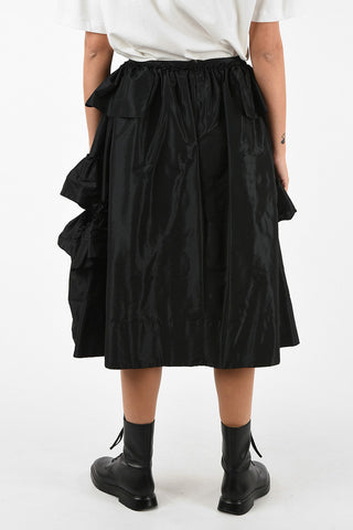 knee lenght layered skirt