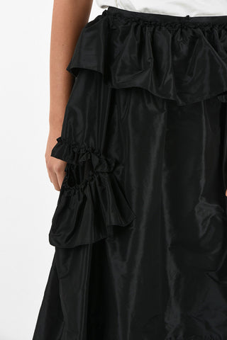 knee lenght layered skirt