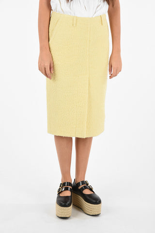 Silk and Alpaca Wool Skirt