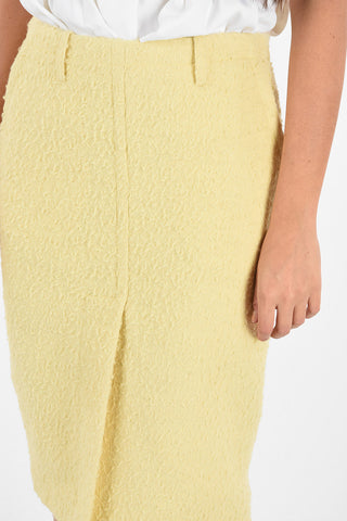 Silk and Alpaca Wool Skirt