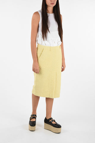Silk and Alpaca Wool Skirt