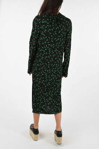 Print Long Sleeve Dress