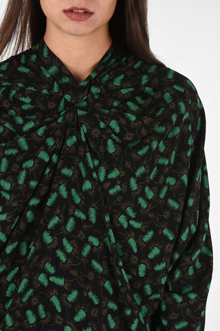 Print Long Sleeve Dress